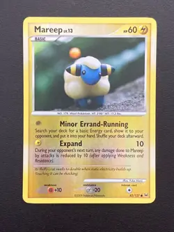 Pokemon TCG - NM/M Mareep Reverse Holo 82/127 Platinum - Image 1