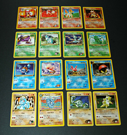 Vintage Lot of 16 Common Uncommon Non-Holo Pokemon Cards Assorted LP WOTC CCG - Image 1
