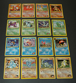 Vintage Lot of 16 Common Uncommon Non-Holo Pokemon Cards Assorted LP WOTC CCG - Image 4