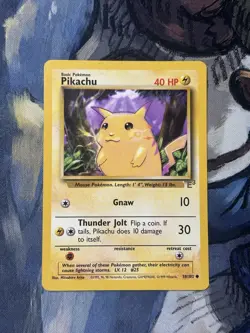 Pikachu E3 Stamped 58/102 Base Set Yellow Cheeks Pokemon Card 1999 MP - Image 1