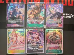 One Piece TCG CCG 12 Card Lot SR Rare English Near Mint Wednesday - Image 2