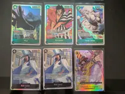 One Piece TCG CCG 12 Card Lot SR Rare English Near Mint Wednesday - Image 3