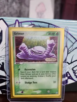 Pokemon TCG Grimer 54/92 Legend Maker Reverse Holo Basic 40 HP Card - Image 1