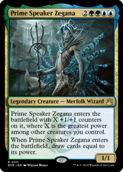 Prime Speaker Zegana 211 (Regular) - MTG Ravnica Remastered - NM - Image 1
