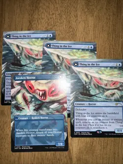 Four Copies Thing In The Ice/ Awoken Horror. Near Mint. Promo - Image 1