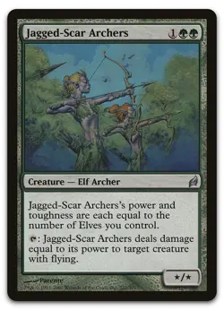 Jagged-Scar Archers #222 (NM) Lorwyn LRW Magic MTG - Image 1