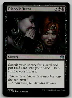 Diabolic Tutor U Kaladesh 75 NM - Image 1