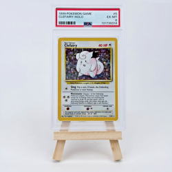 Pokemon Clefairy Base Set Unlimited Holo Rare #5 PSA 6 - Image 1