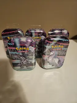 POKEMON x5 C22 GALAR MINI TINS - Image 1