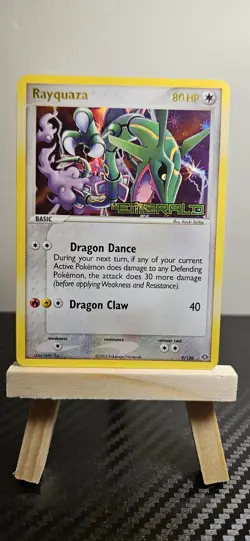 Pokemon TCG Rayquaza #9/106 Emerald Set exEmerald Stamped ReverseHolo - Image 1