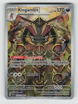 Pokemon - Kingambit - 220/198 Scarlet & Violet Base- Illustration Rare - NM - Image 1
