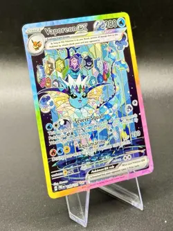 Vaporeon ex 149/131 SIR Pokemon Prismatic Evolutions God Pack Fresh NM/M - Image 1