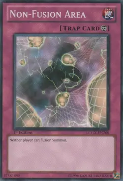 Yugioh! LP Non-Fusion Area - LCGX-EN260 - Common - 1st Edition Lightly Played, E - Image 1