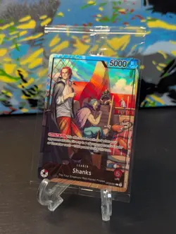 One Piece TCG ☠ Shanks OP09-001 2025 PSA Magazine Promo SEALED 👒 NM ✨ - Image 1