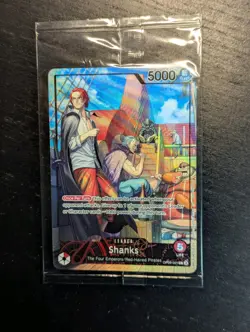 One Piece TCG ☠ Shanks OP09-001 2025 PSA Magazine Promo SEALED 👒 NM ✨ - Image 2
