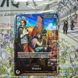 Shanks OP09-001 2025 PSA Magazine Promo One Piece SEALED NM Near Mint - Image 1