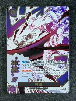 2025 One Piece DIVINE DEPARTURE #OP13-076 Carrying on His Will Borderless JPN B - Image 1