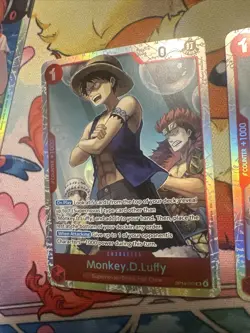 🔥2x🔥Monkey.D.Luffy OP14-013 Super Rare Foil The Azure Sea's Seven OP14-EB04 - Image 3
