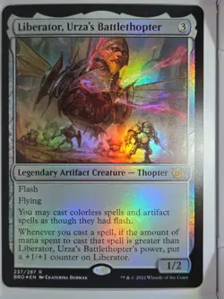 MTG - Brothers' War - Liberator, Urza's Battlethopter 237/287 Foil - Image 1