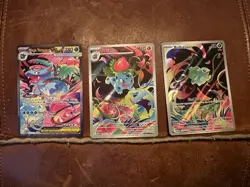 Pokemon TCG Mega Venusaur EX 177/132 SIR, Ivysaur 134/132 and Bulbasaur 133/132 - Image 1