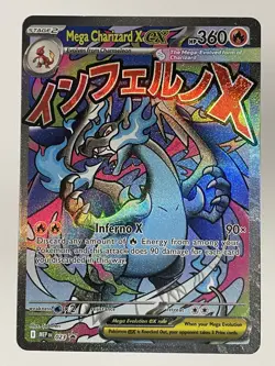 Near Mint! Mega Charizard X EX MEP 023 UPC Promo Full Art Card Pokemon TCG - Image 1