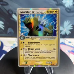 Pokemon Tyranitar ex (Delta Species) 99/101 Dragon Frontiers Holo NM - Image 1