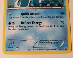 Pokemon Glaceon BW90 Black and White Holo Black Star Promo Light Play See Pics - Image 2