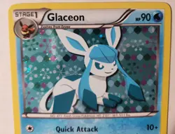 Pokemon Glaceon BW90 Black and White Holo Black Star Promo Light Play See Pics - Image 3