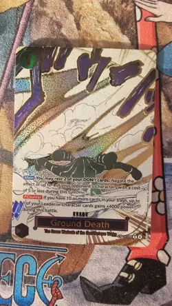One Piece CCG Ground Death (Alternate Art) OP14-096 R Manga Event English - Image 1