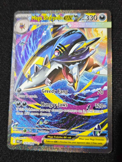 Mega Sharpedo ex 127/094 Pokemon Phantasmal Flames Special Illustration Rare NM - Image 1