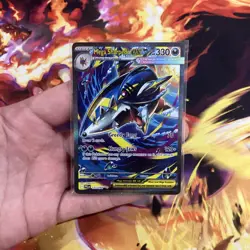 Mega Sharpedo Ex 127/094 Special Illustration Rare SIR Pokemon Phantasmal Flames - Image 1