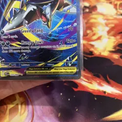 Mega Sharpedo Ex 127/094 Special Illustration Rare SIR Pokemon Phantasmal Flames - Image 2