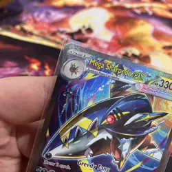 Mega Sharpedo Ex 127/094 Special Illustration Rare SIR Pokemon Phantasmal Flames - Image 4