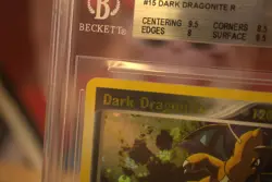 2004 POKEMON EX TEAM ROCKET RETURNS #15/109 DARK DRAGONITE REVERSE FOIL BGS 8.5 - Image 5