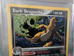 2004 POKEMON EX TEAM ROCKET RETURNS #15/109 DARK DRAGONITE COSMOS HOLO (BGS) 8 - Image 3