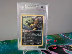 2004 POKEMON EX TEAM ROCKET RETURNS #15/109 DARK DRAGONITE COSMOS HOLO (BGS) 8 - Image 4