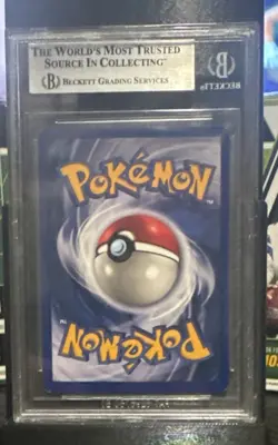 1999 POKEMON FOSSIL DRAGONITE HOLO R #4/62 BGS 8 NM-MT Beckett - Image 2