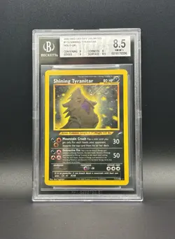 2002 Pokemon Neo Destiny 113/105 Shining Tyranitar Holo R BGS 8.5 No Psa - Image 1