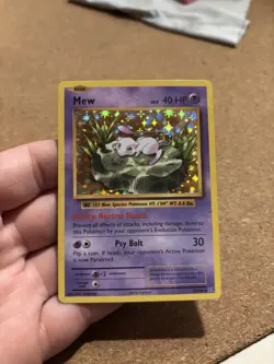 Mew 53/108 Rara Holo XY Evolutions Rare Pokemon Card Light Played Good - Image 1