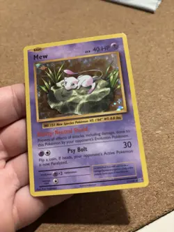 Mew 53/108 Rara Holo XY Evolutions Rare Pokemon Card Light Played Good - Image 3