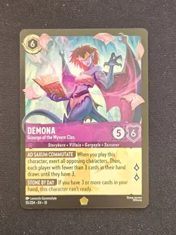 Disney Lorcana Whispers In The Well Demona Scourge of the Wyvern Clan 55/204 NM - Image 1