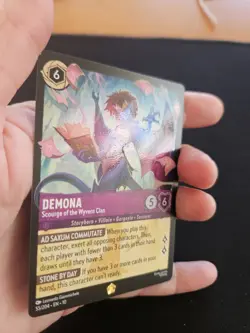 Disney Lorcana Whispers In The Well Demona Scourge of the Wyvern Clan 55/204 NM - Image 2
