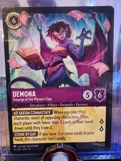 Disney Lorcana TCG Whispers In The Well Demona Scourge Of The Wyvern Clan 55/204 - Image 1