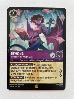 Disney Lorcana TCG Demona-Scourge of the Wyvern Clan 55/204 Whispers in the Well - Image 1