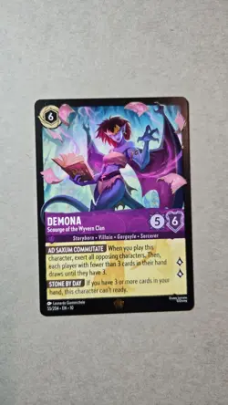 Disney Lorcana Whispers In The Well - Demona Scourge of the Wyvern Clan 55/204 - Image 1