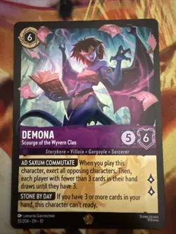 Demona Scourge Of The Wyvern Clan 55/204 - Disney Lorcana Whispers In The Well - Image 1
