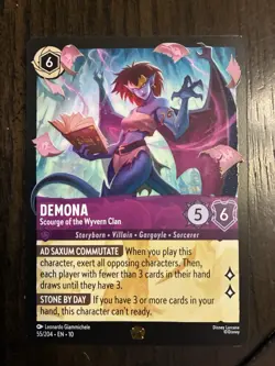 Demona - Scourge of the Wyvern Clan 55/204 | Disney Lorcana Whispers in the Well - Image 1