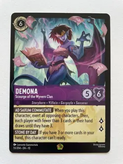 Disney Lorcana TCG Demona-Scourge of the Wyvern Clan 55/204 Whispers in the Well - Image 1