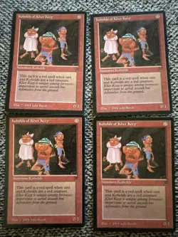(x4) Magic The Gathering Kobolds Of Kher Keep Legends - Image 1