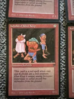 (x4) Magic The Gathering Kobolds Of Kher Keep Legends - Image 2